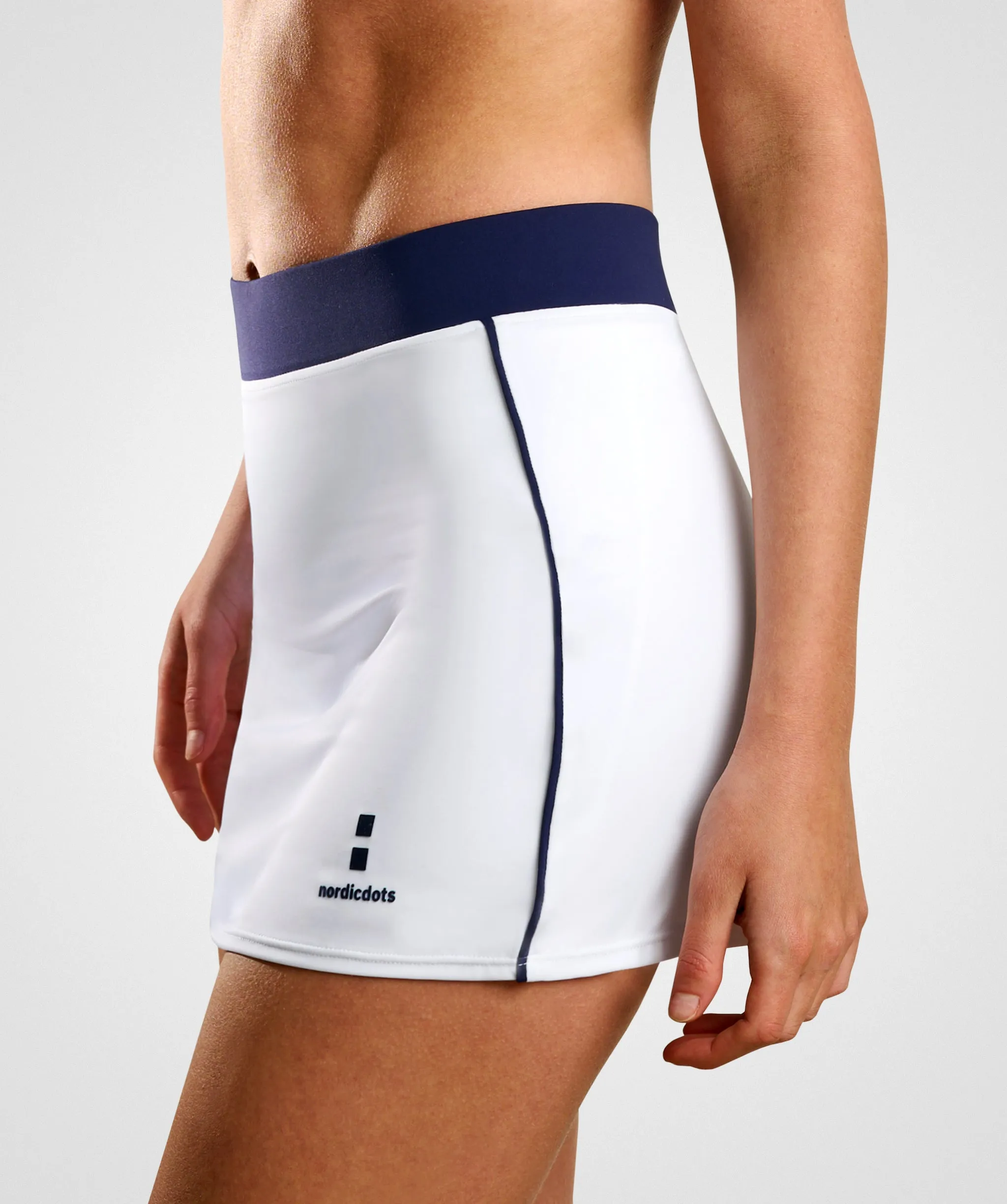Performance Skirt White/Navy