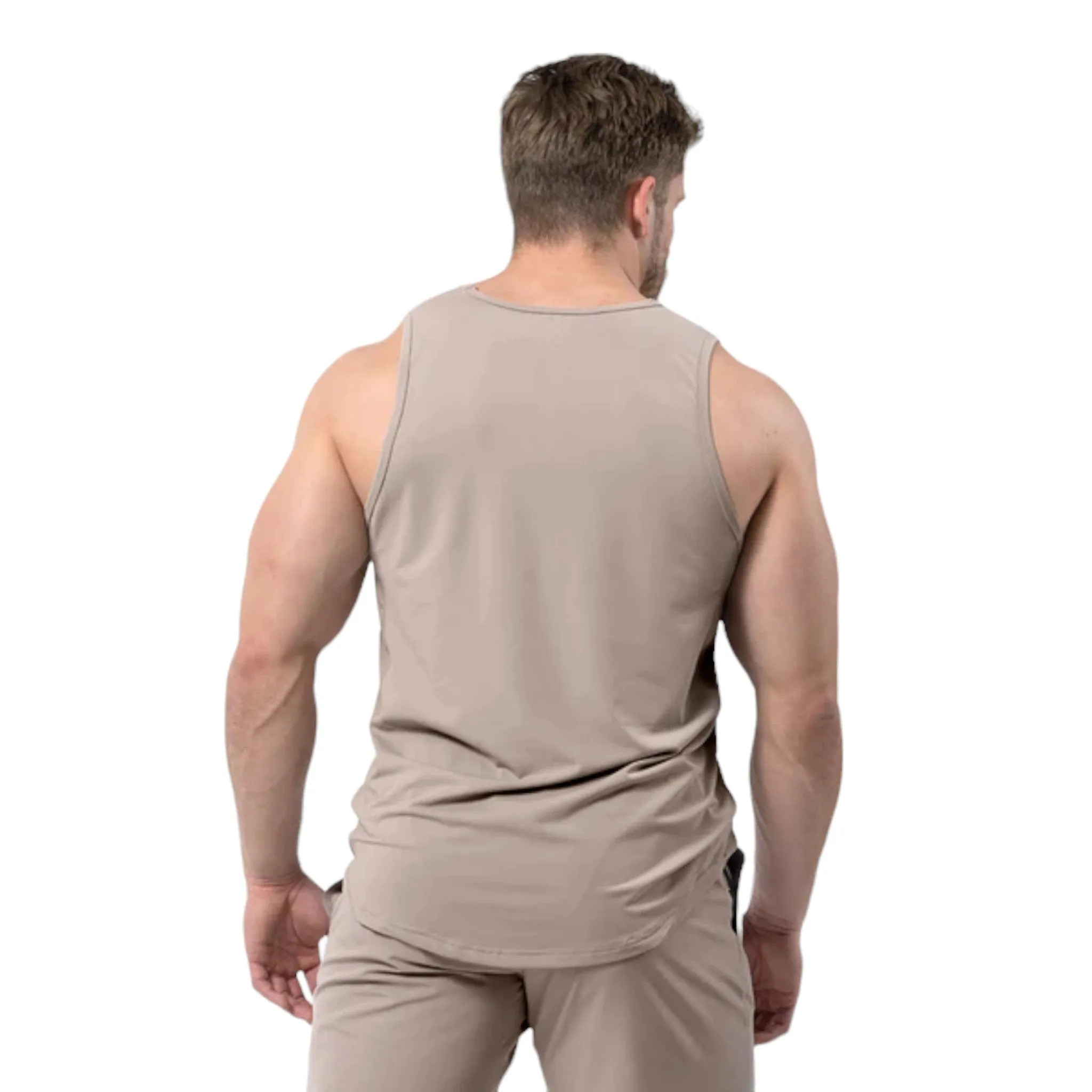PERFORMANCE TANK TOP - TAUPE