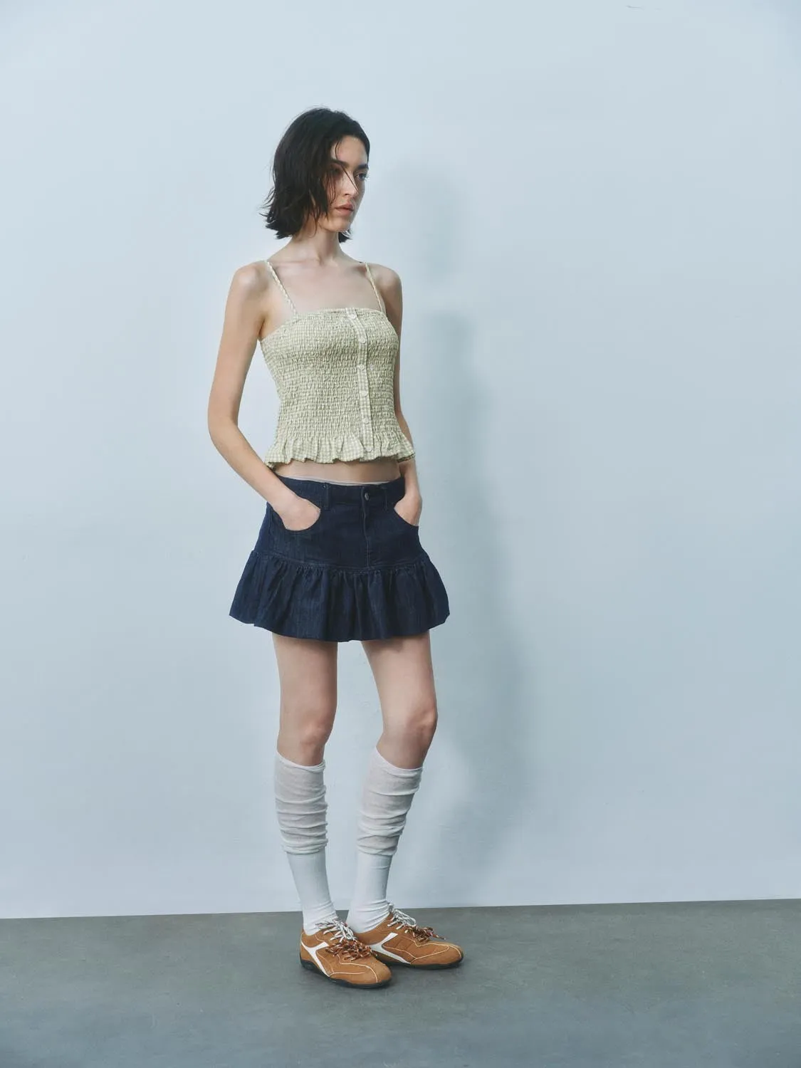 Plaid Cami Tops