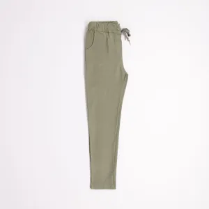 Plain Magic Stretch Trousers - Khaki