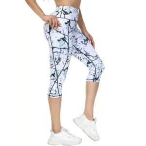Pockets & Performance: Women's High Waist Yoga Pantyhose with Tummy-Tightening Support