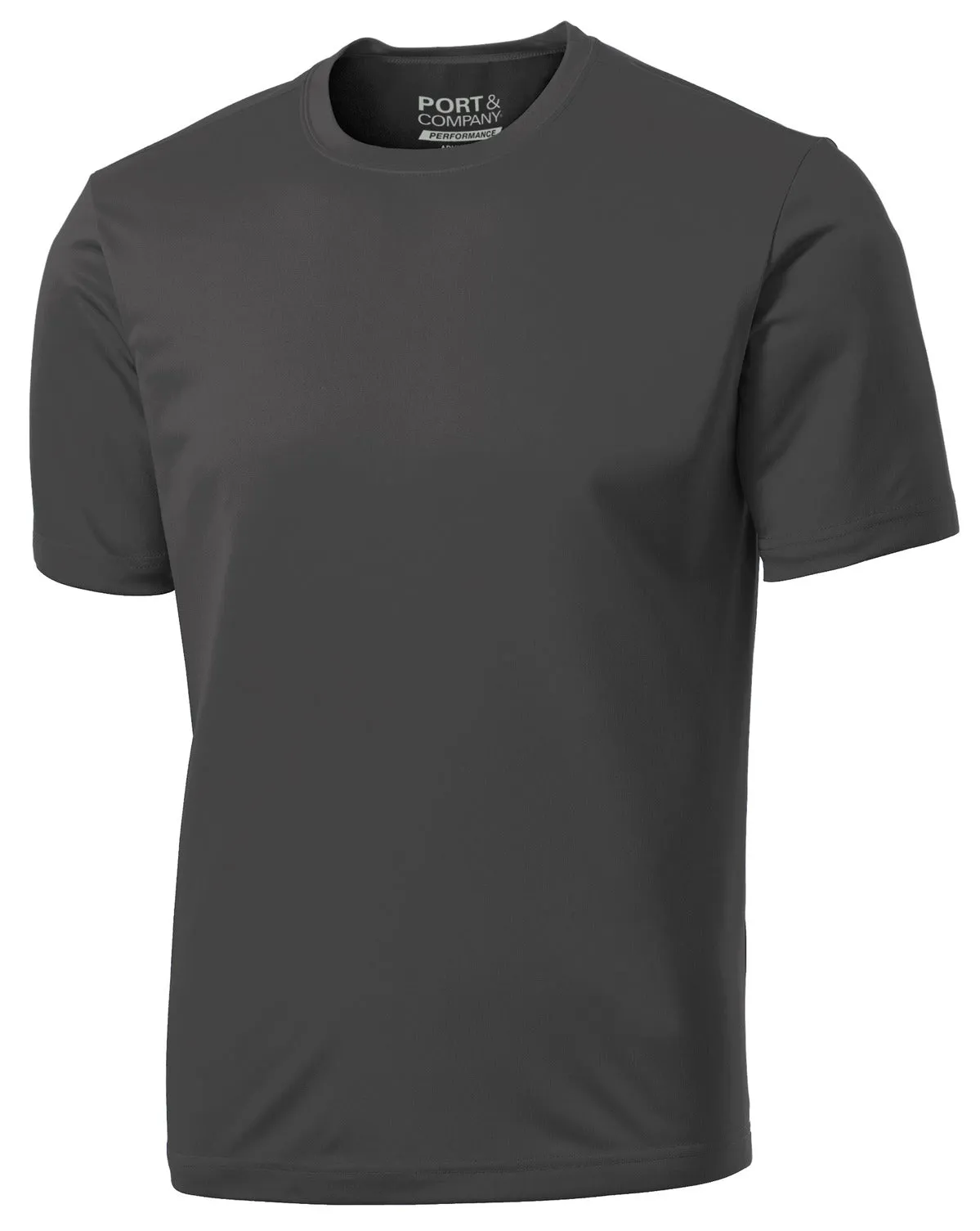 Port & Company Performance Tee. PC380 Charcoal