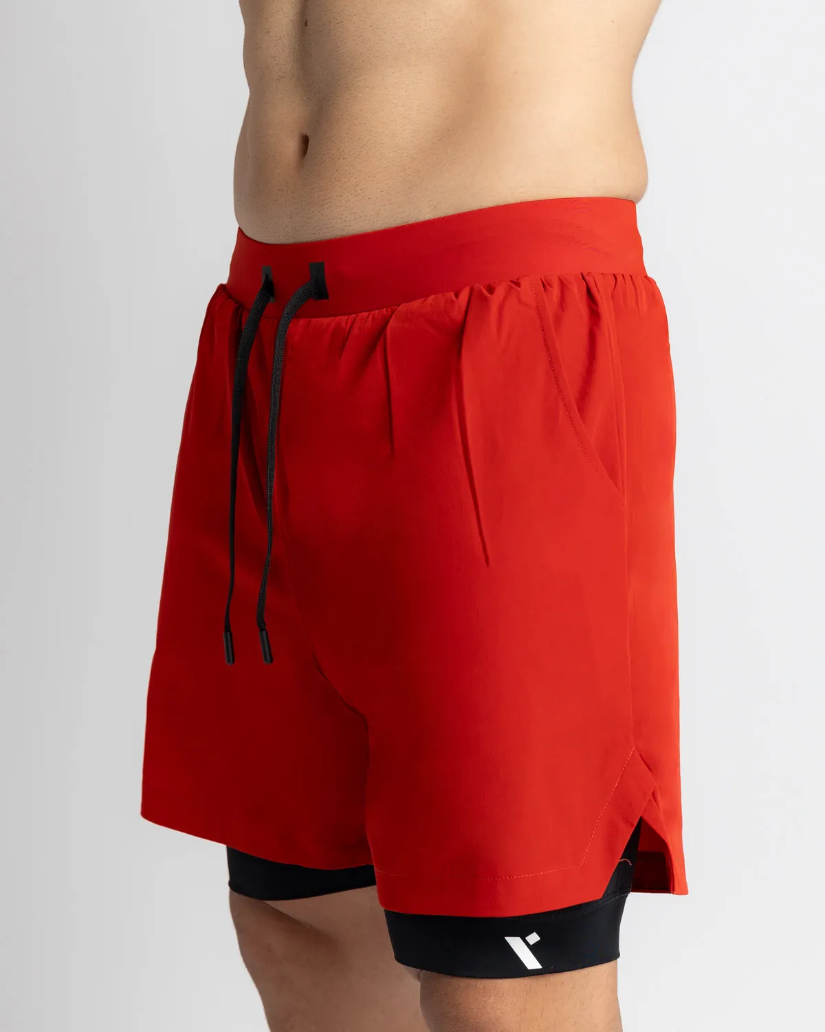 Power 2-in-1 Shorts - Red