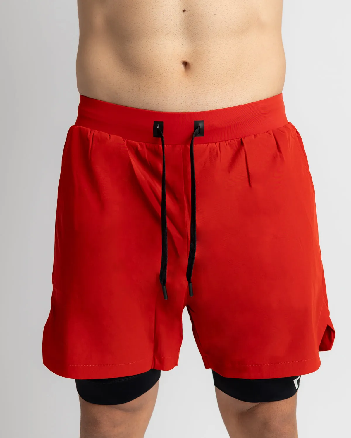 Power 2-in-1 Shorts - Red