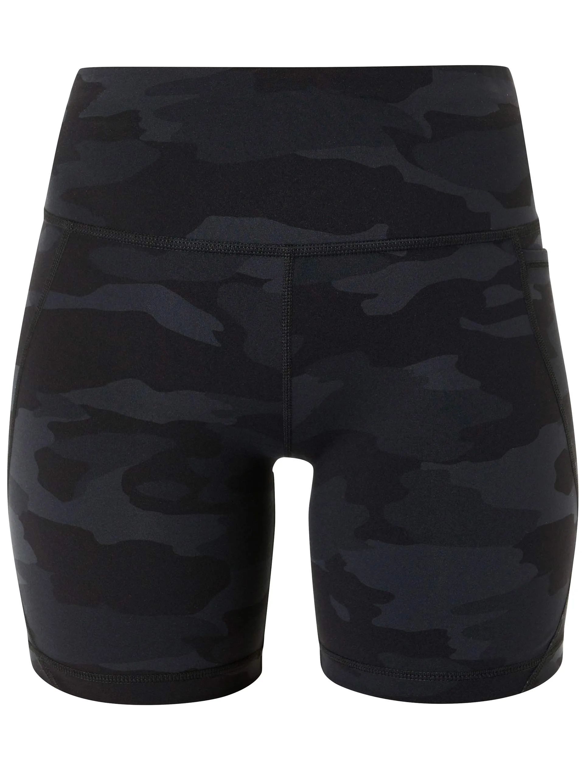Power 6" Cycling Shorts - Ultra Black Camo Print