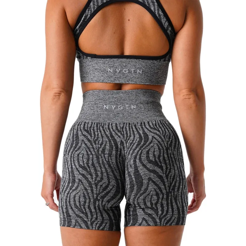 Premium Women's Camo Seamless Shorts – High-Waisted, Compression Waistband, Soft, Flexible, Durable Activewear for Intense Workouts, Comfortable Stretch Fit