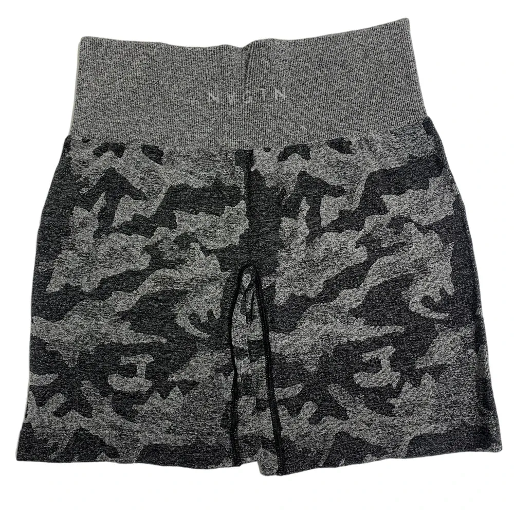 Premium Women's Camo Seamless Shorts – High-Waisted, Compression Waistband, Soft, Flexible, Durable Activewear for Intense Workouts, Comfortable Stretch Fit