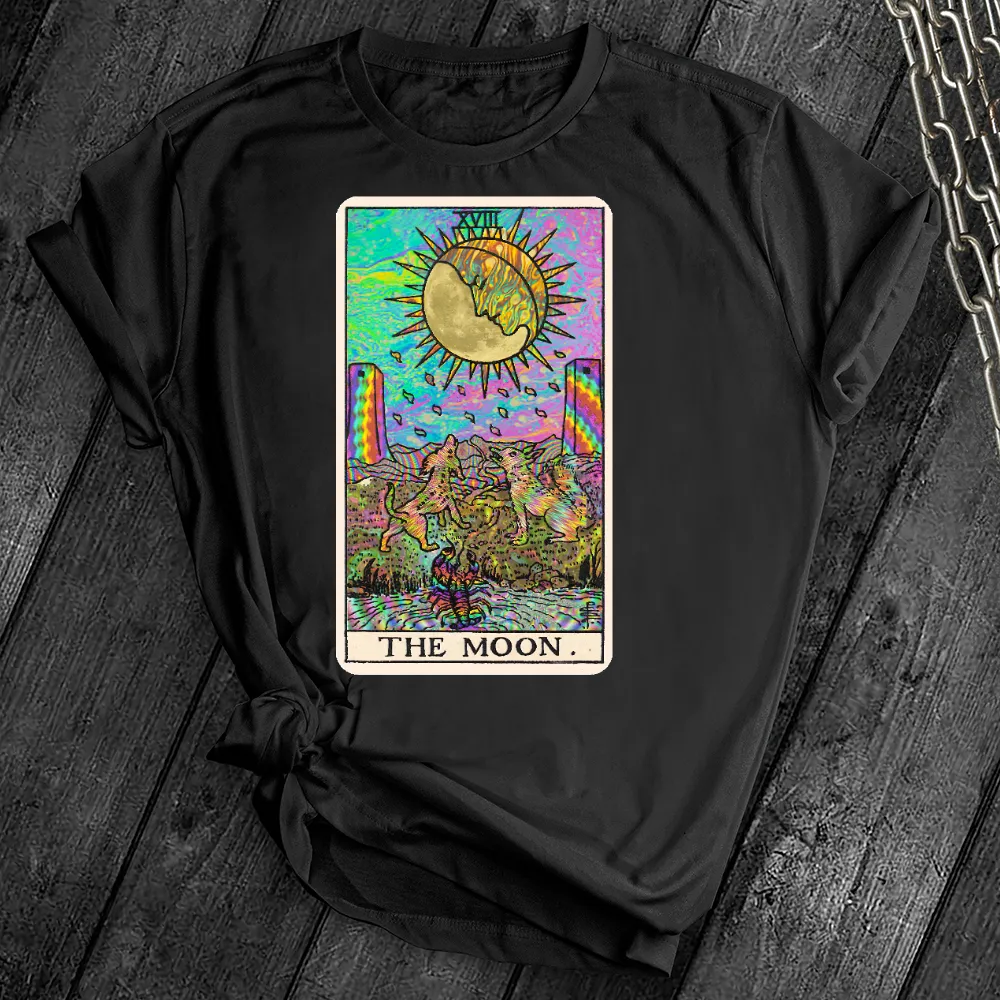 Psychedelic Tarot Moon Tee