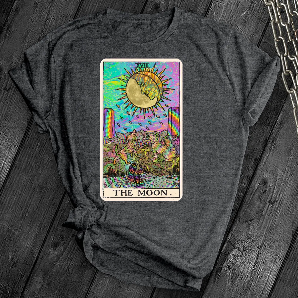 Psychedelic Tarot Moon Tee