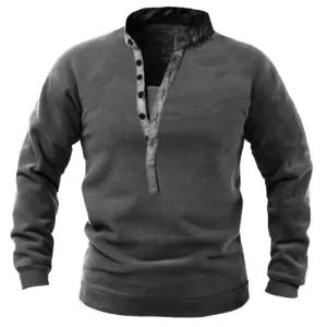 Pull militaire vert