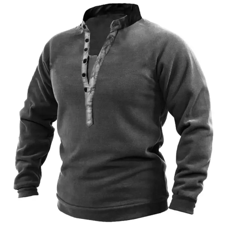 Pull militaire vert