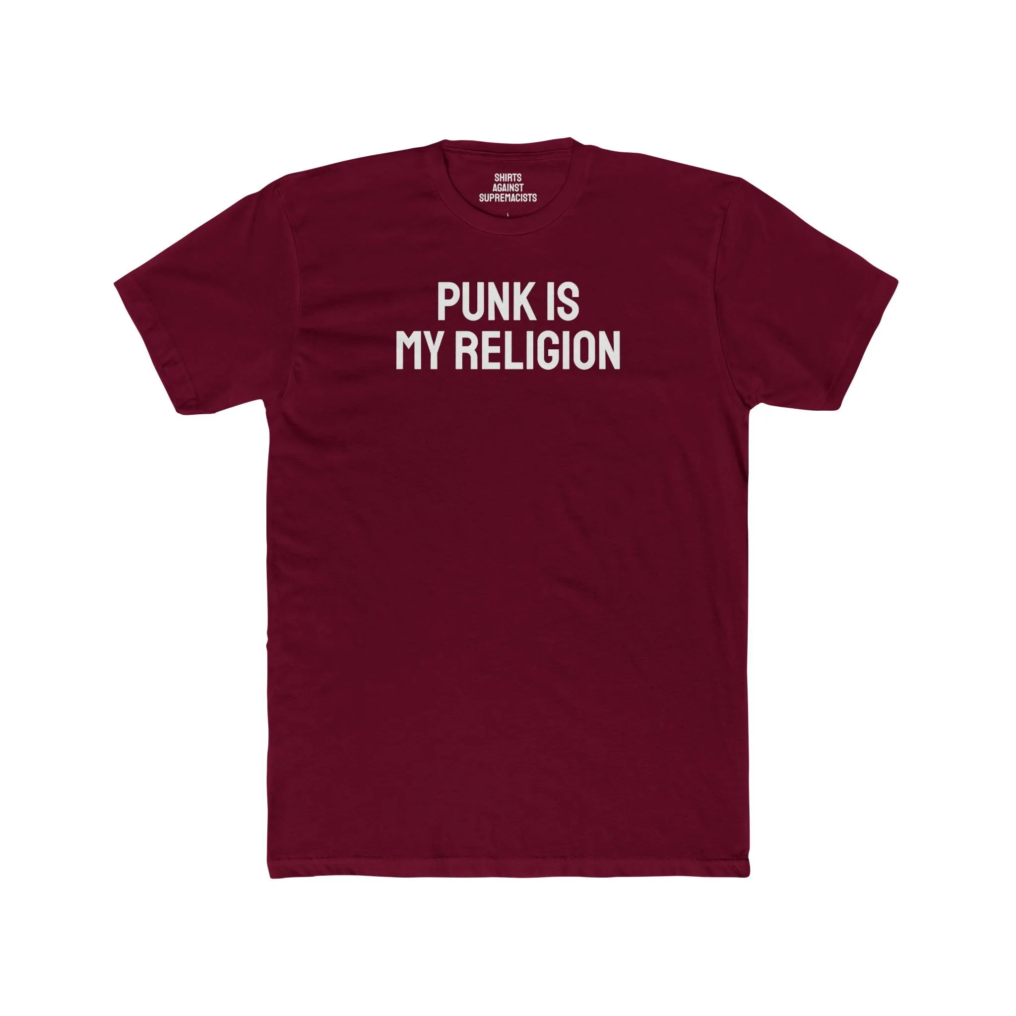 Punk Is My Religion - Unisex Cotton Crew Tee