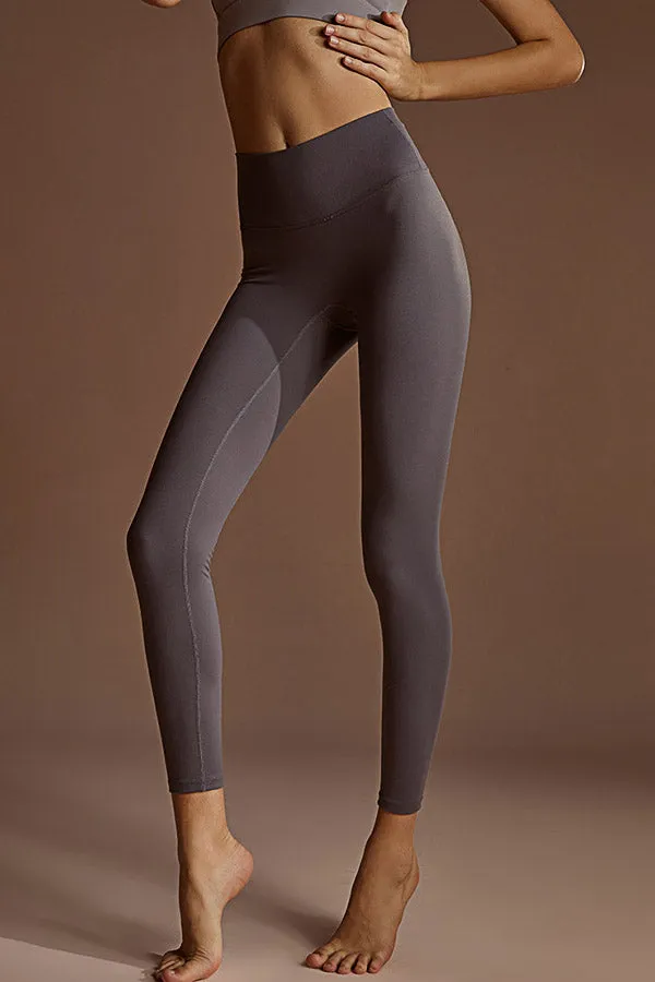 Pure Color High Stretch Yoga Pants