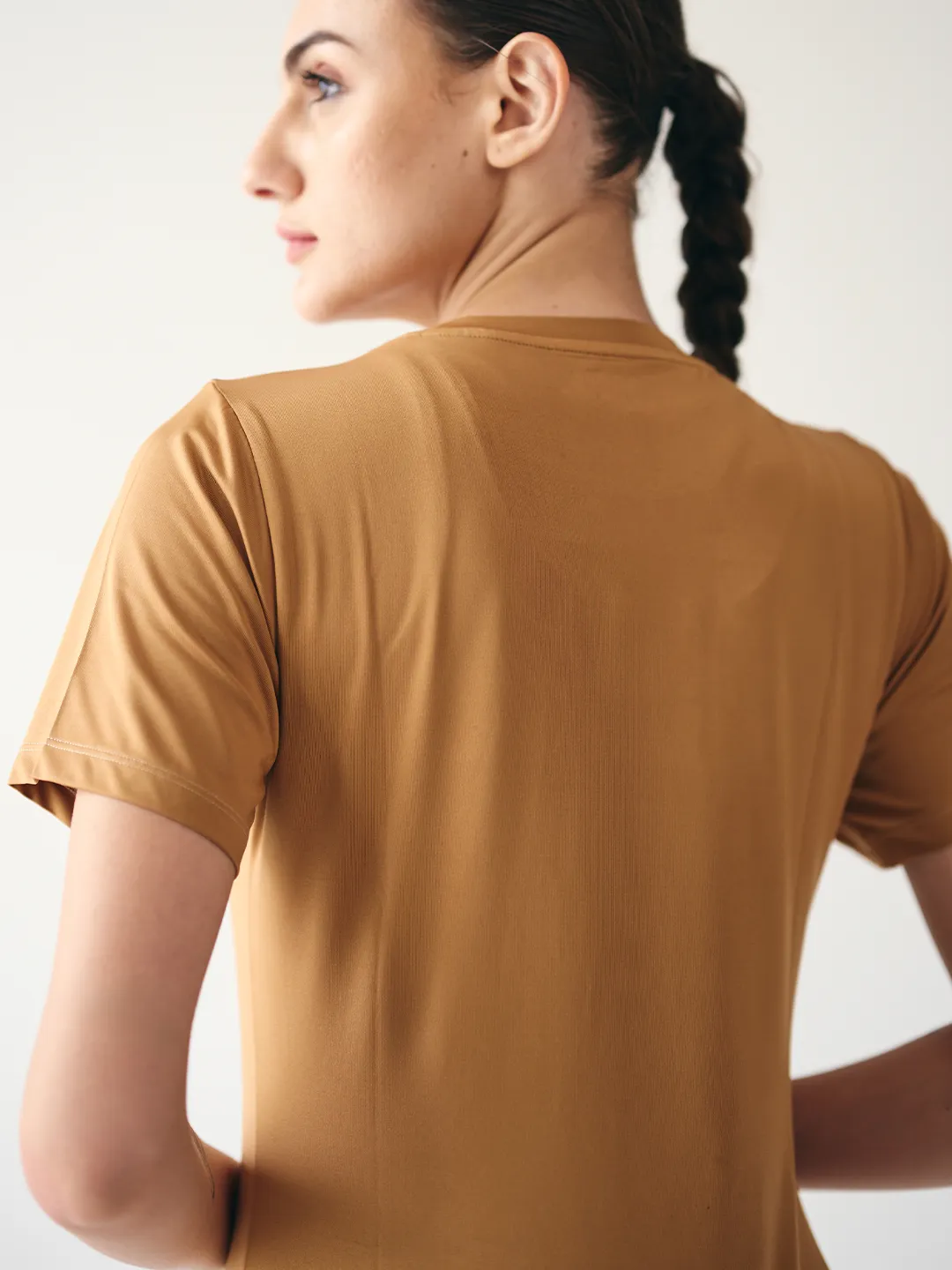 Purpose Printed Active T-shirt (Brown)
