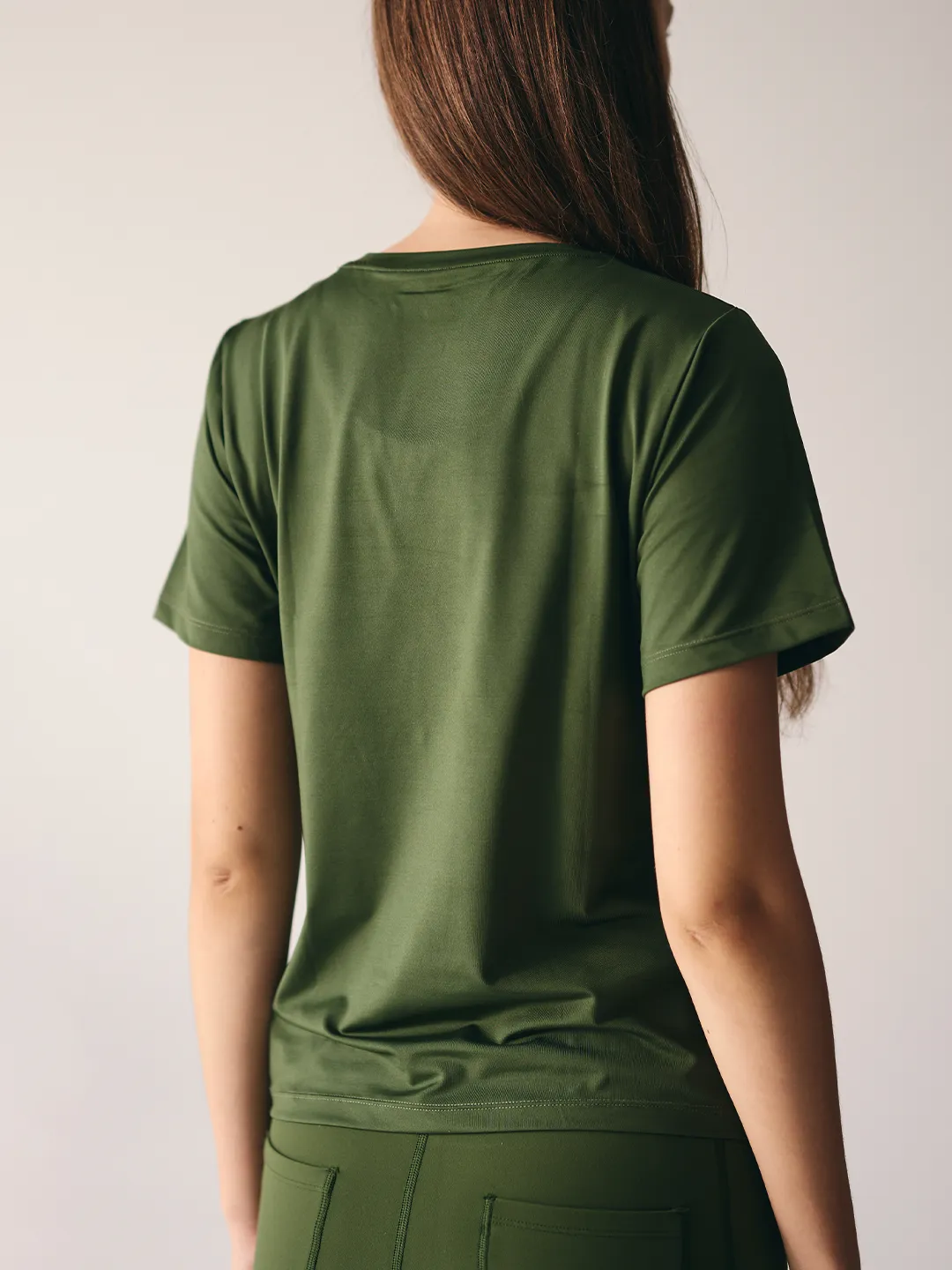 Purpose Printed Active T-shirt (Olive green)