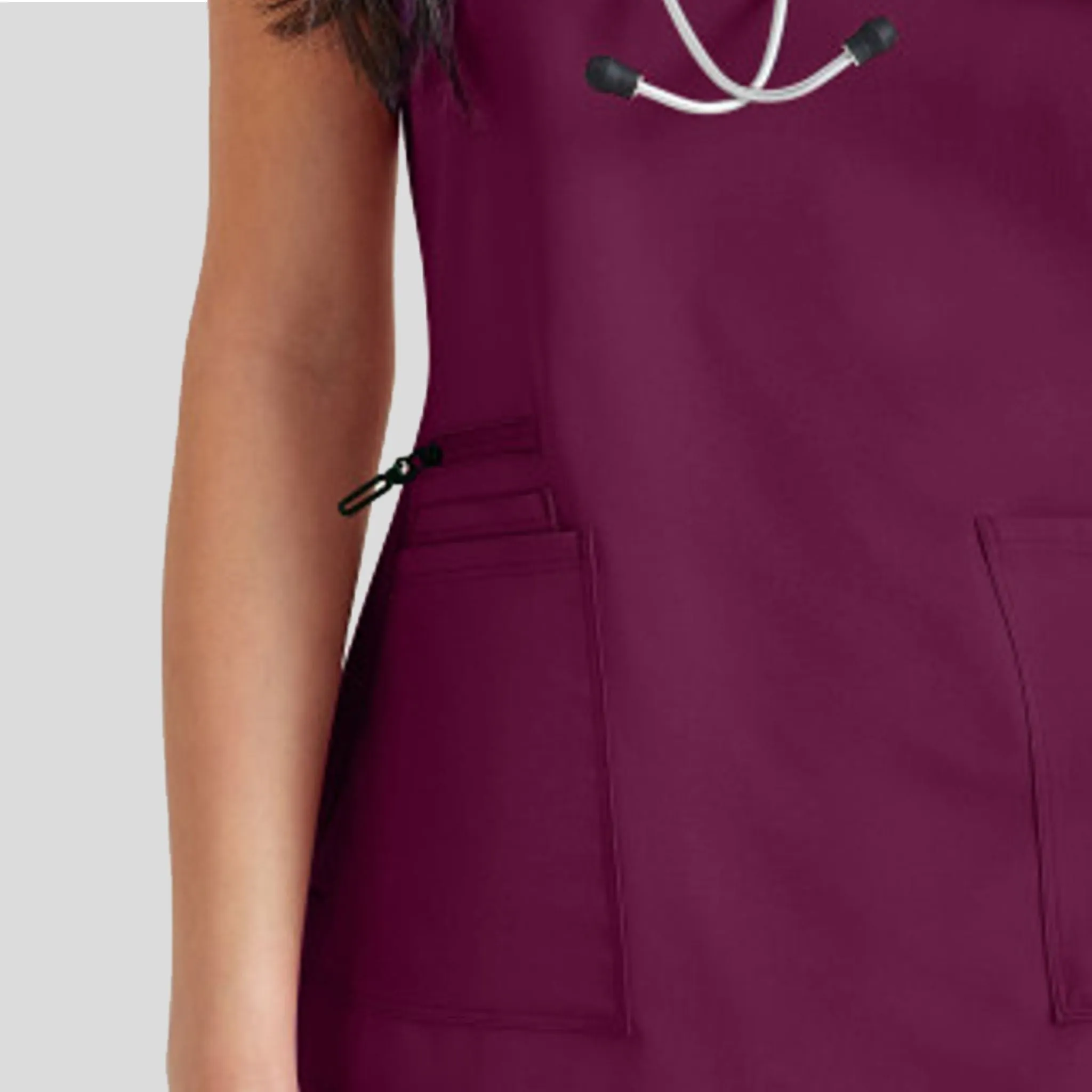 Purpose Scrub Top | Wine