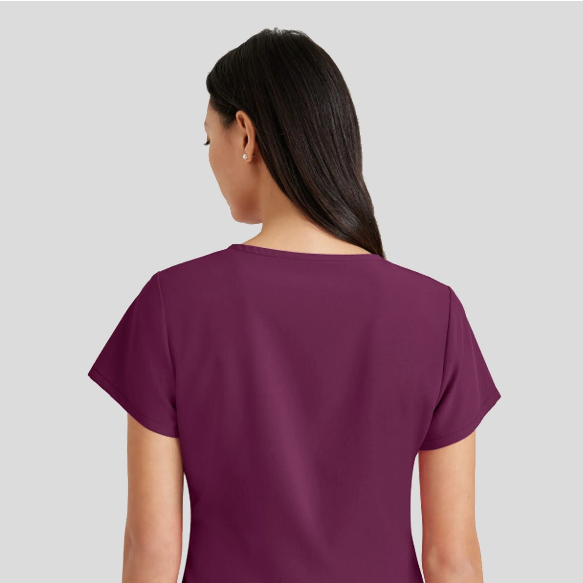 Purpose Scrub Top | Wine