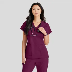 Purpose Scrub Top | Wine