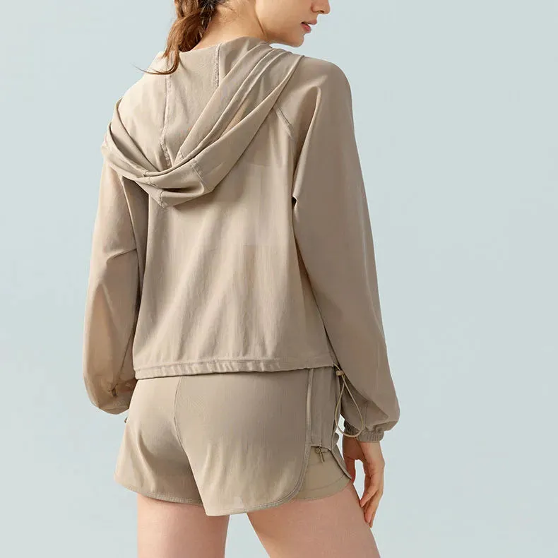 Quick Dry Light-weight Breathable Casual Outdoor Zipper Running Sports Set WOMEN