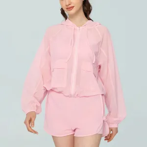 Quick Dry Light-weight Breathable Casual Outdoor Zipper Running Sports Set WOMEN