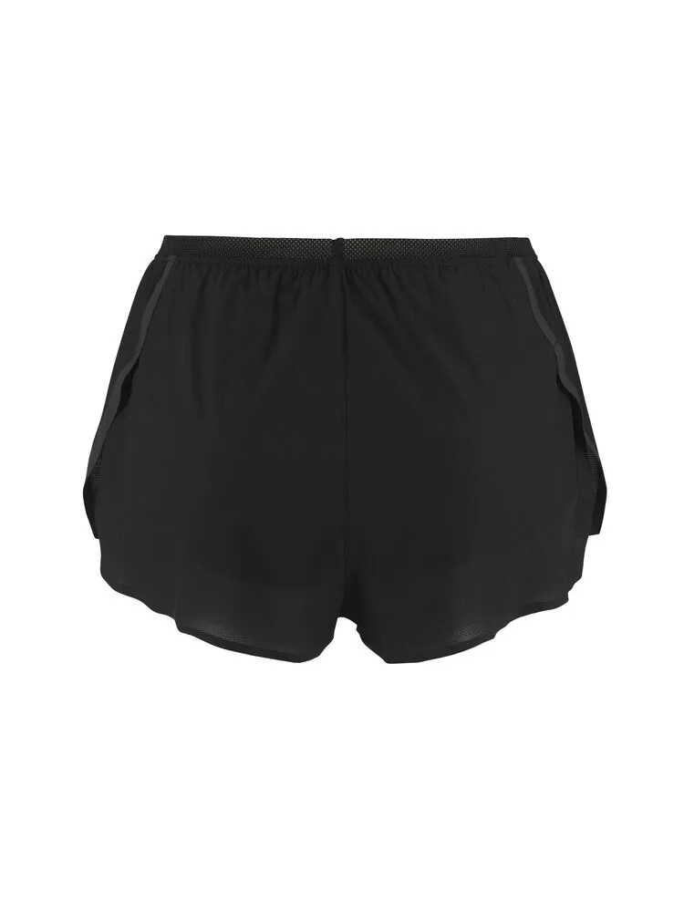 Race Day Split Shorts W | Black
