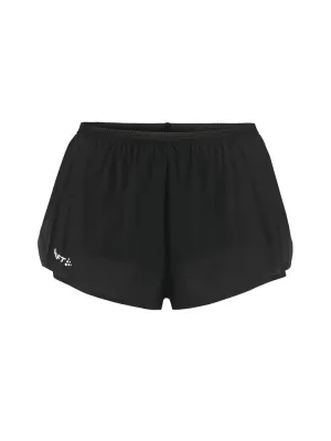 Race Day Split Shorts W | Black