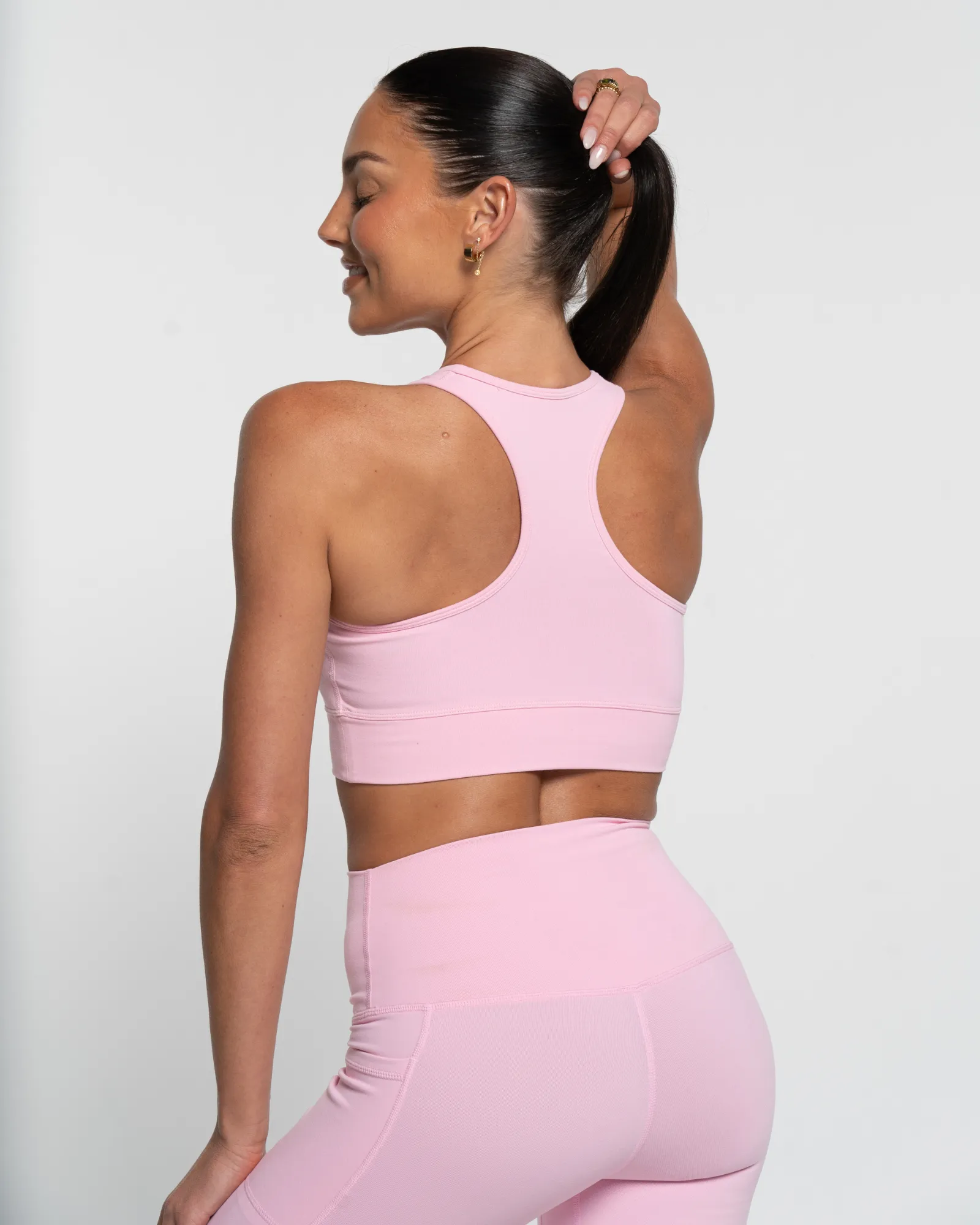 Racer Crop - Baby Pink