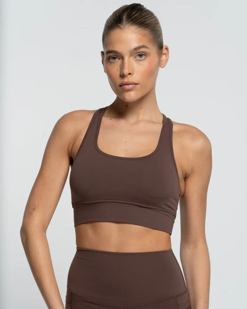 Racer Crop - French Roast