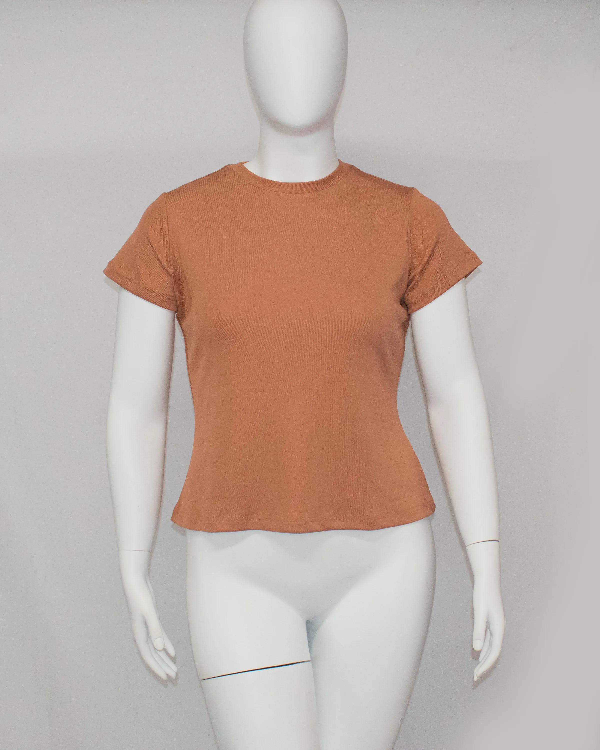 Rapheeze Presents 4-way super stretch T-tops - Caramel color