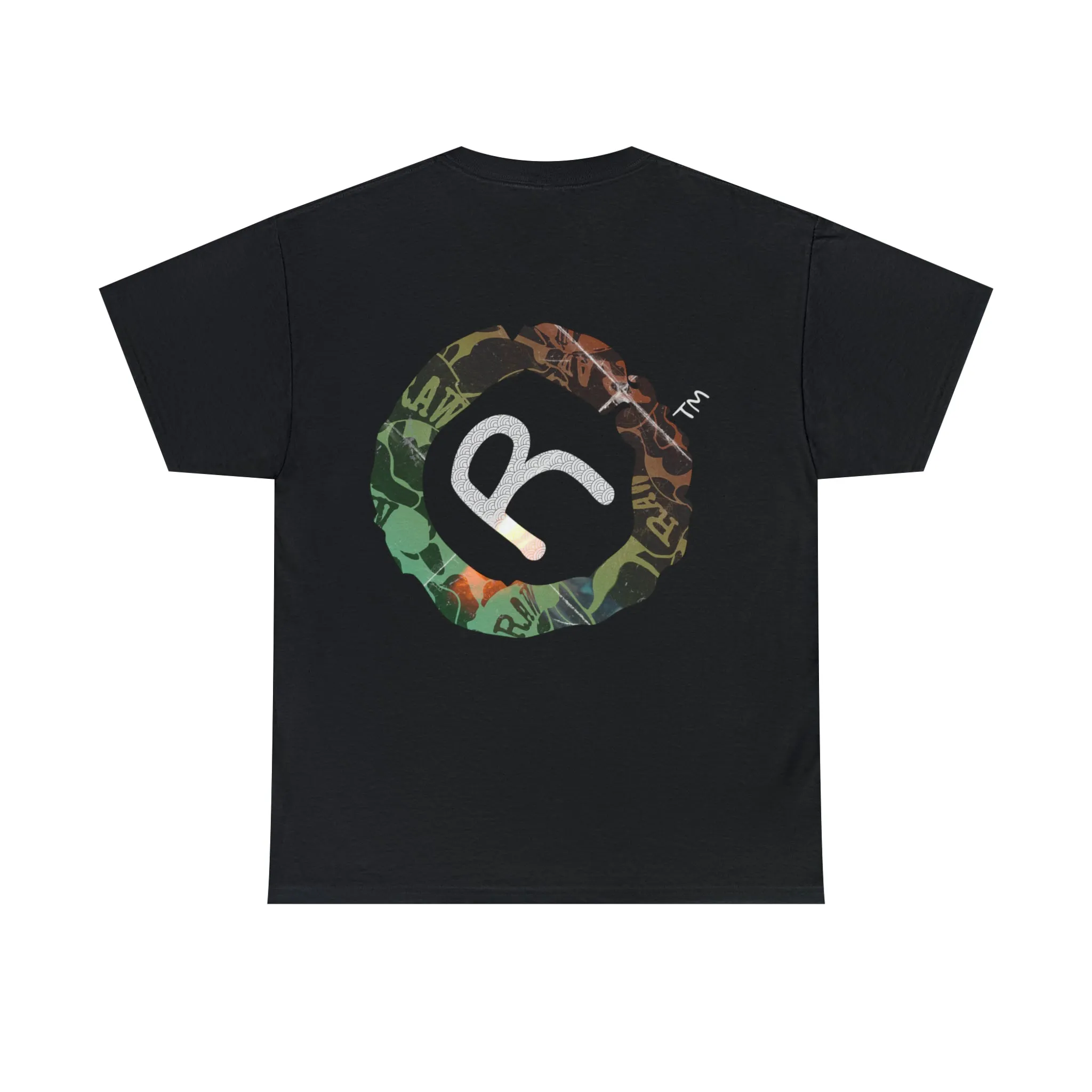 Raw Sushi "R" remix logo 2023 Heavy Cotton Tee