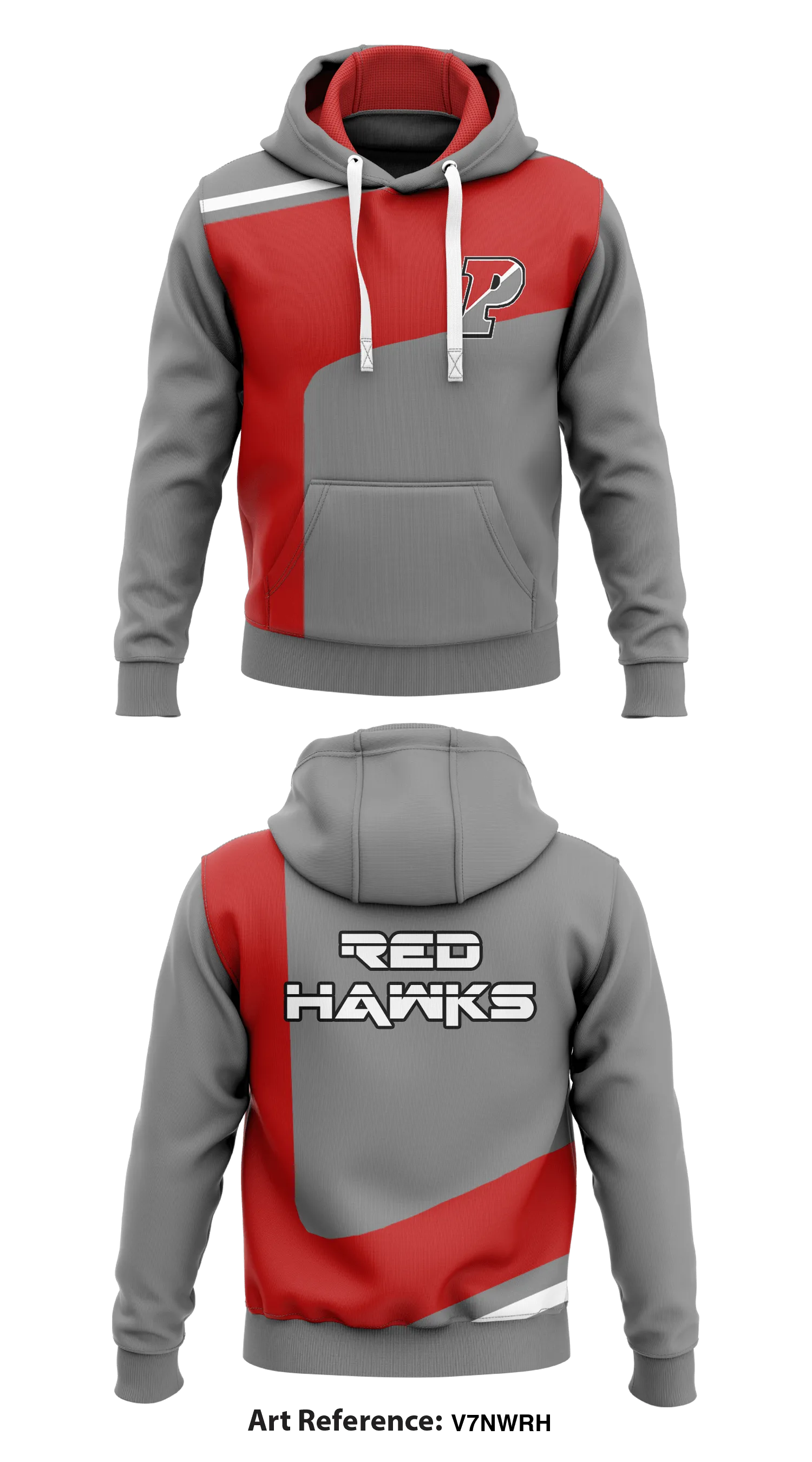 RedHawks Store 1  Core Men's Hooded Performance Sweatshirt - V7Nwrh
