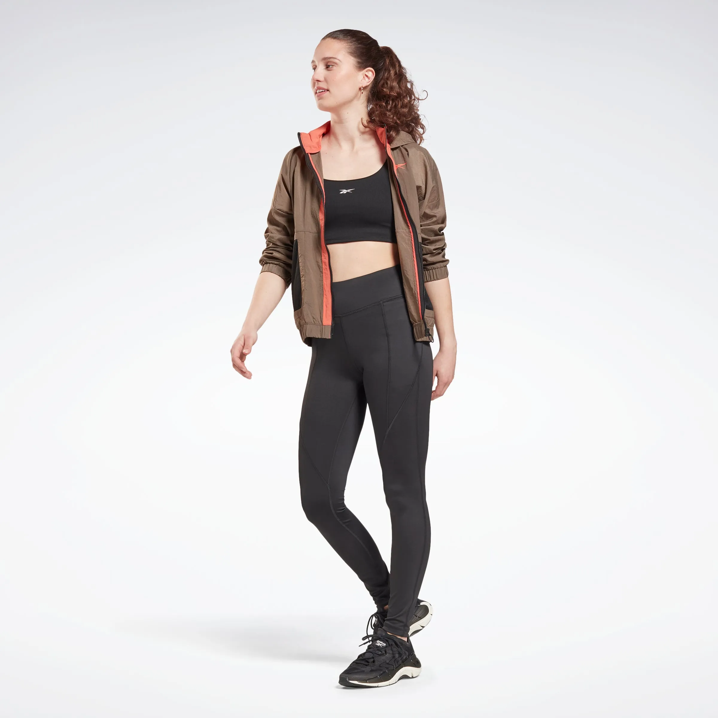 Reebok Apparel Women Workout Ready Pant Program Leggings Nghblk