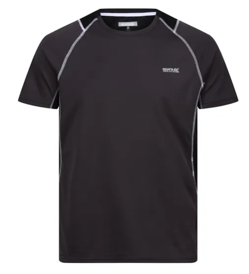 Regatta SS25 Men's Virda IV T-Shirt | Ash Black