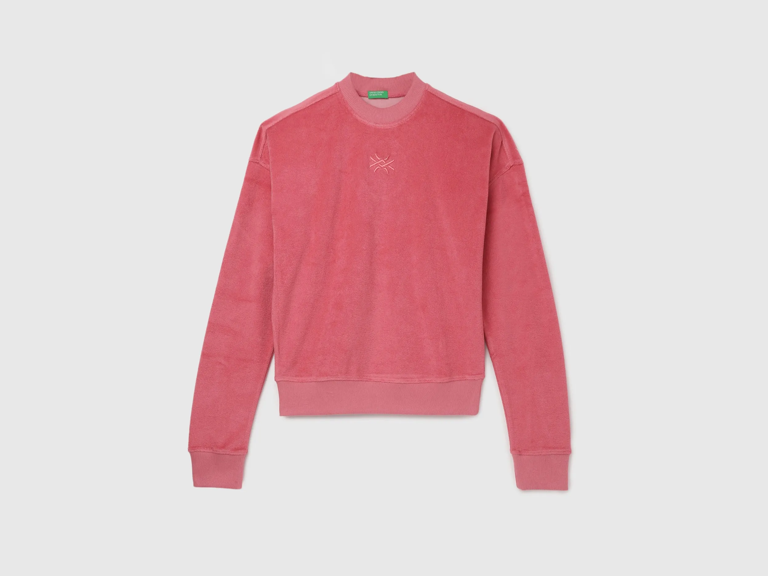 Regular Fit Crew Neck Solid Women's Sweatshirt