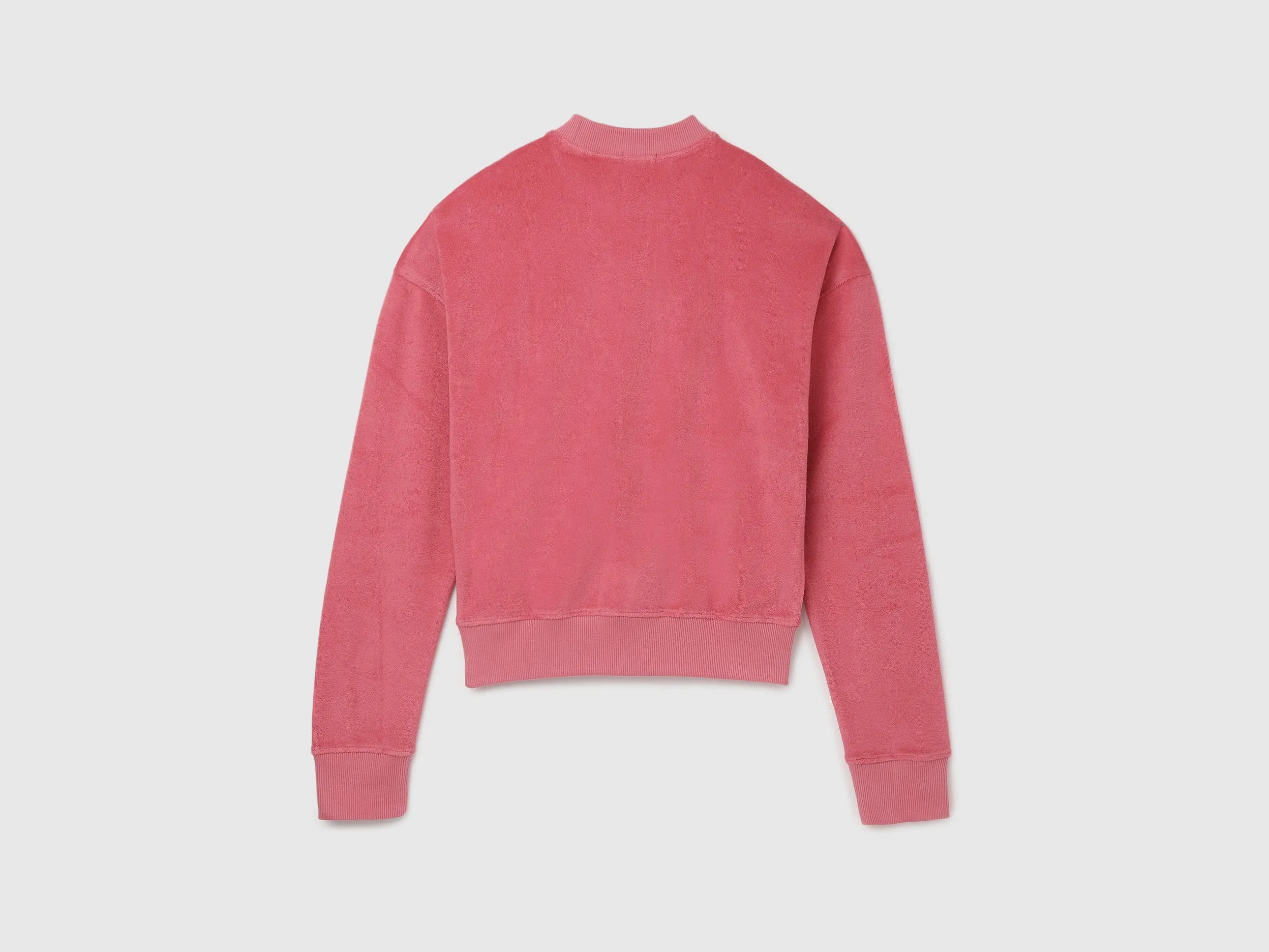Regular Fit Crew Neck Solid Women's Sweatshirt
