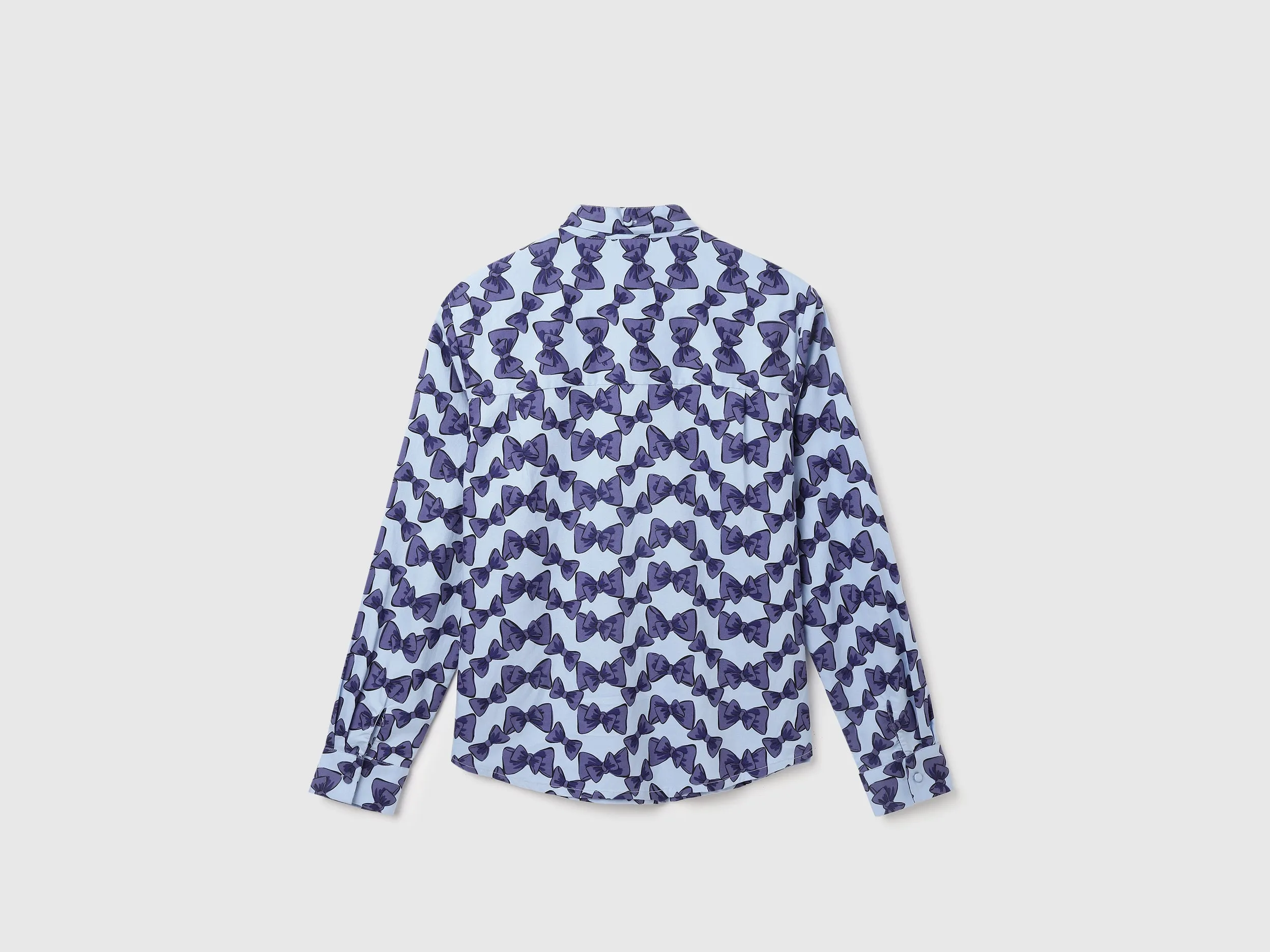 Regular Fit Tie-Up Neck Printed Tops