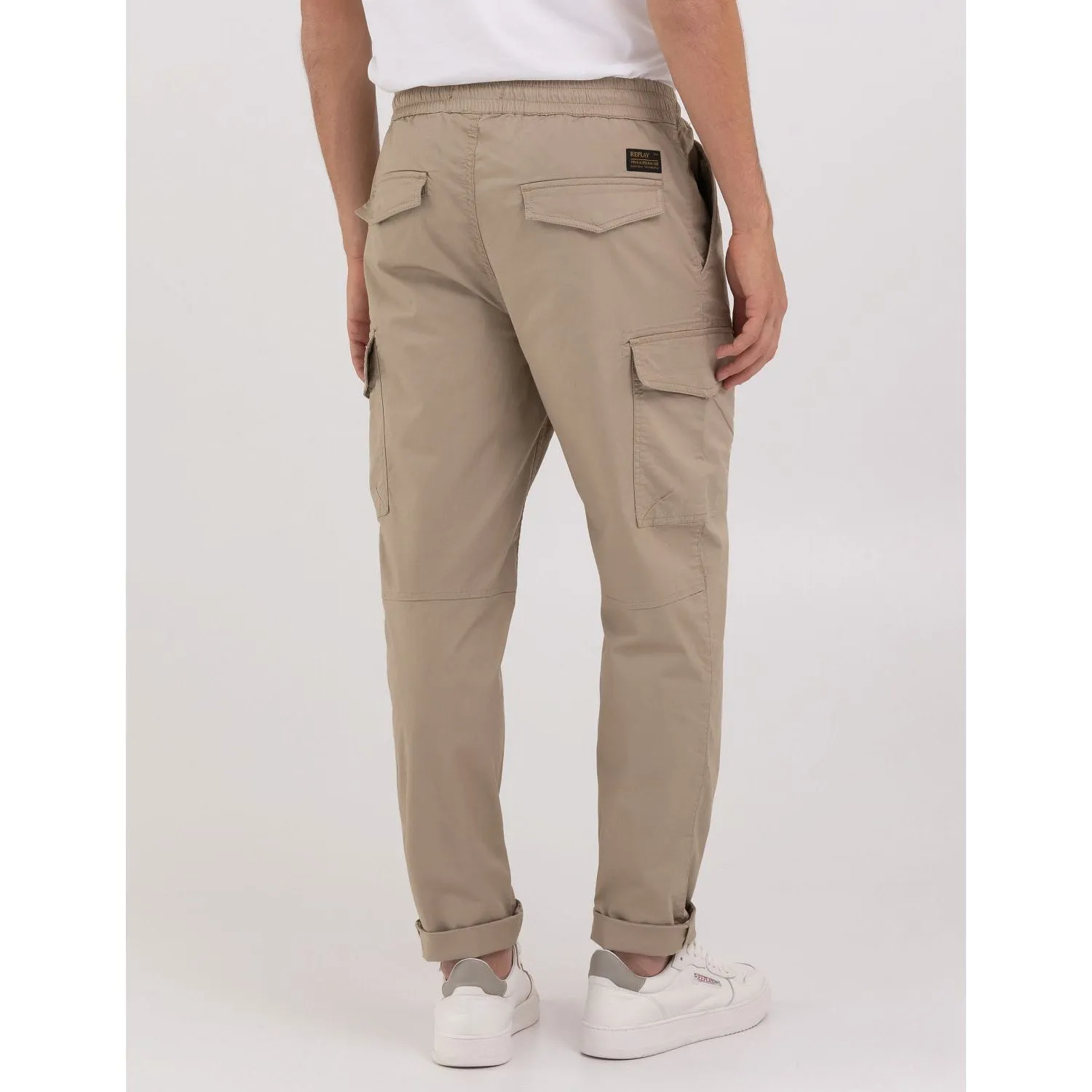 Replay Men's Cargo Jogger Trousers in Twill
