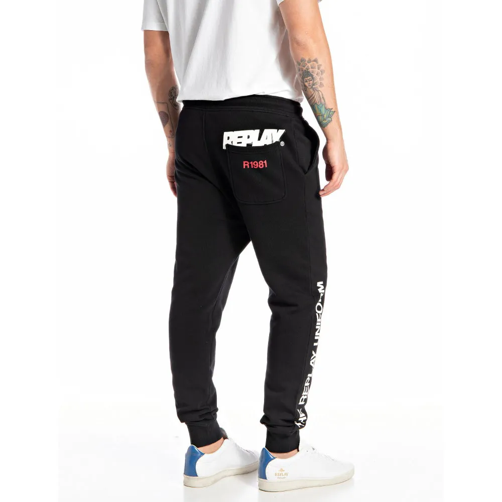 Replay Men's Jogger Pants With Print