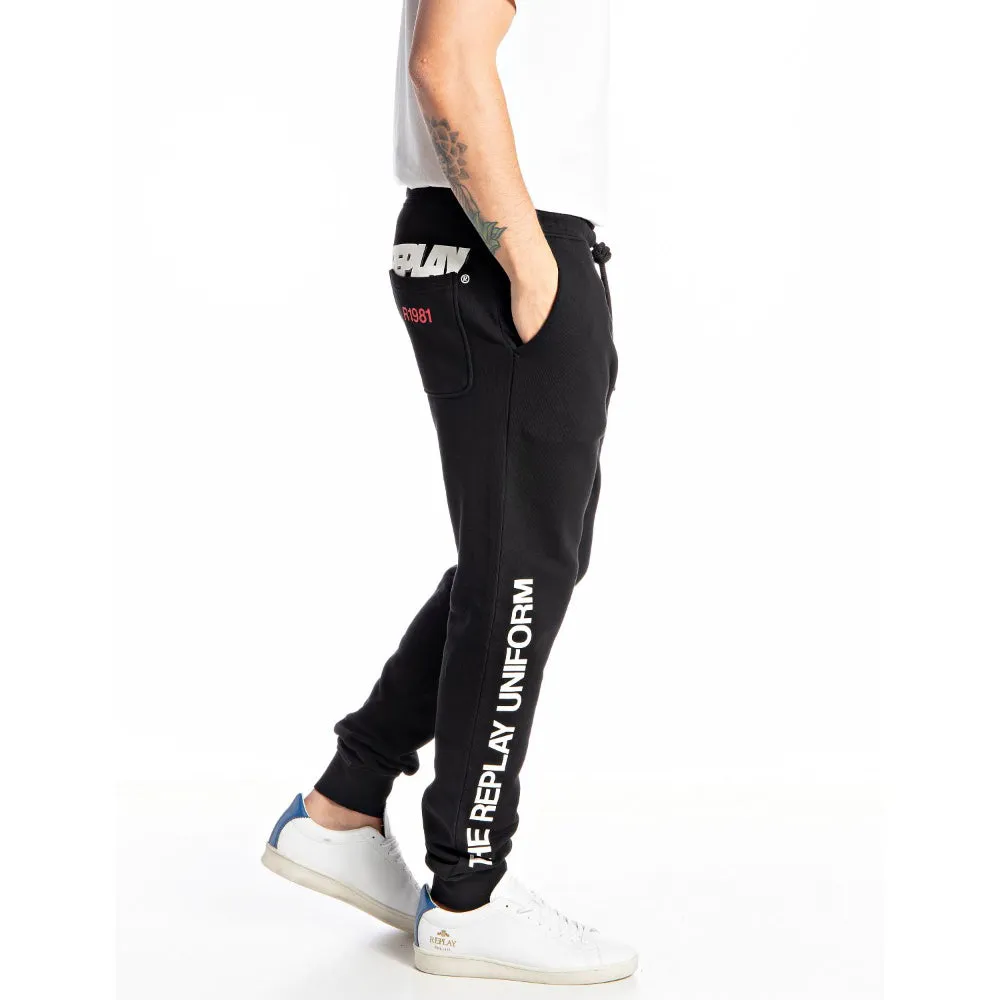 Replay Men's Jogger Pants With Print