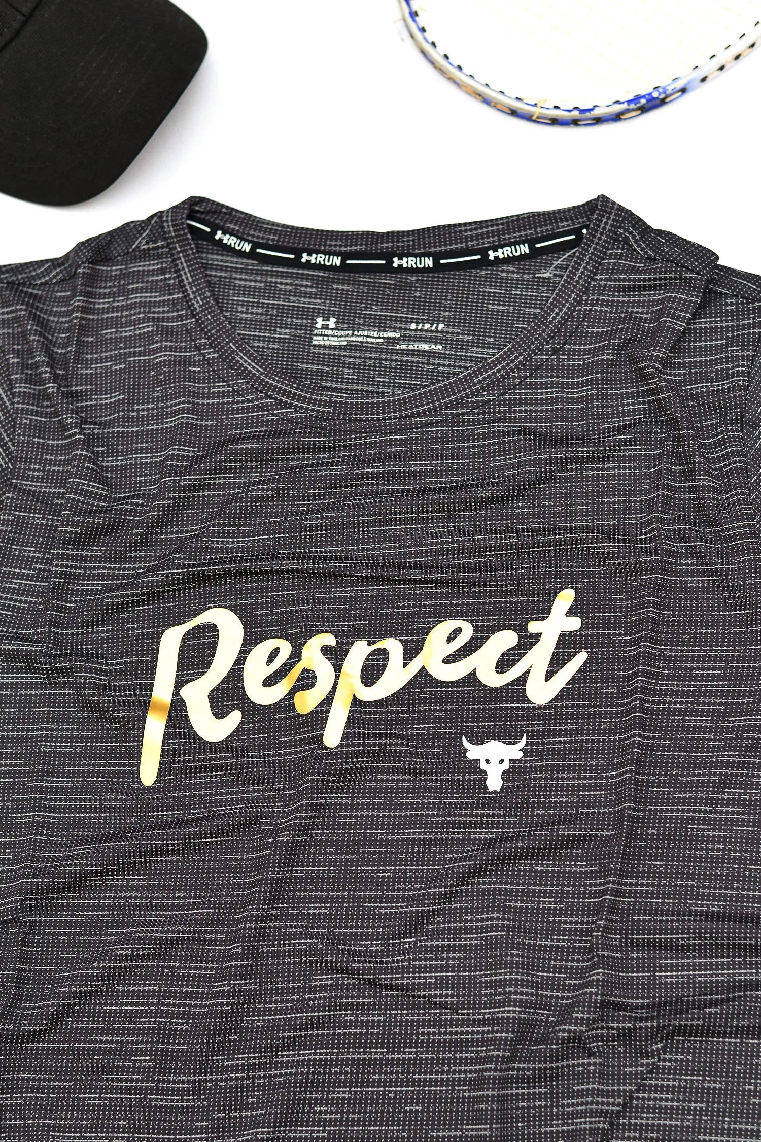 Respect Active Training Grey Dry Fit Tee For Mens