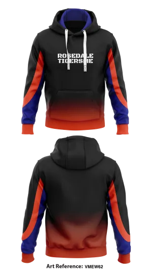 Rosedale TigersMe Store 1  Core Men's Hooded Performance Sweatshirt - Kkhuy5