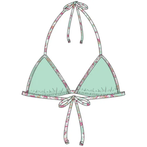 Roxy Ditsy In Paradise Tiki Tri Bikini Tops