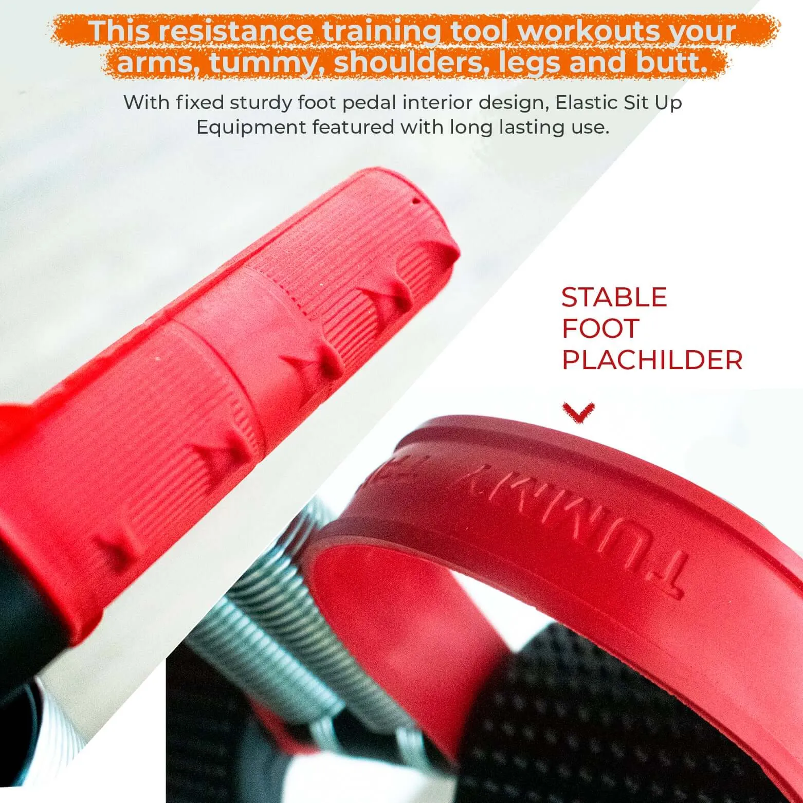 Rubber Tummy Trimmer - Red
