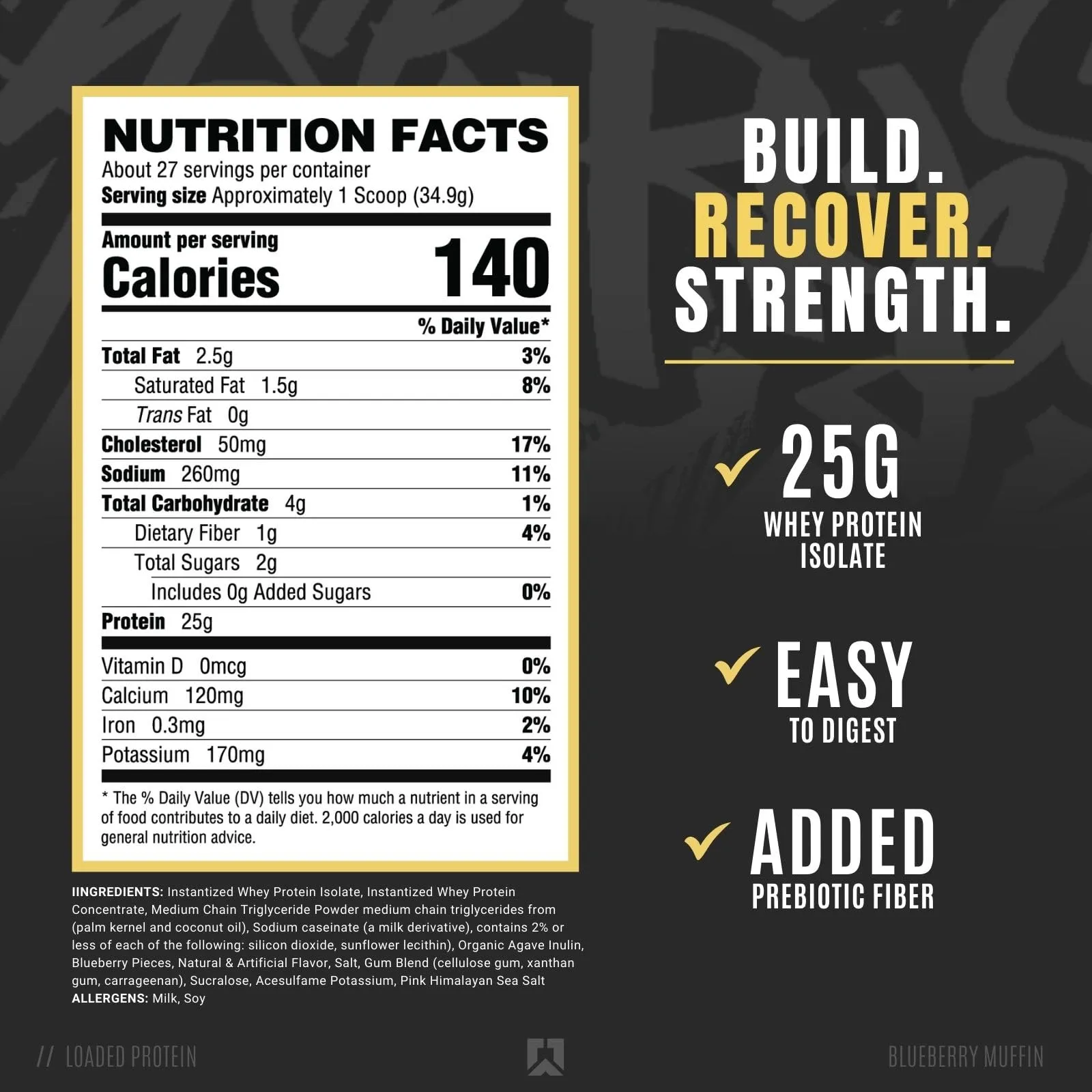 RYSE Loaded Protein 27 Servings