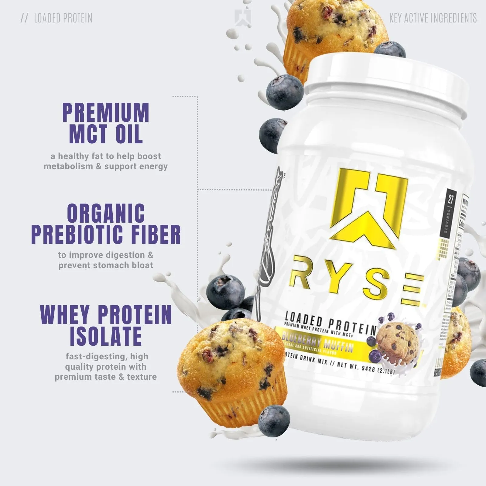 RYSE Loaded Protein 27 Servings