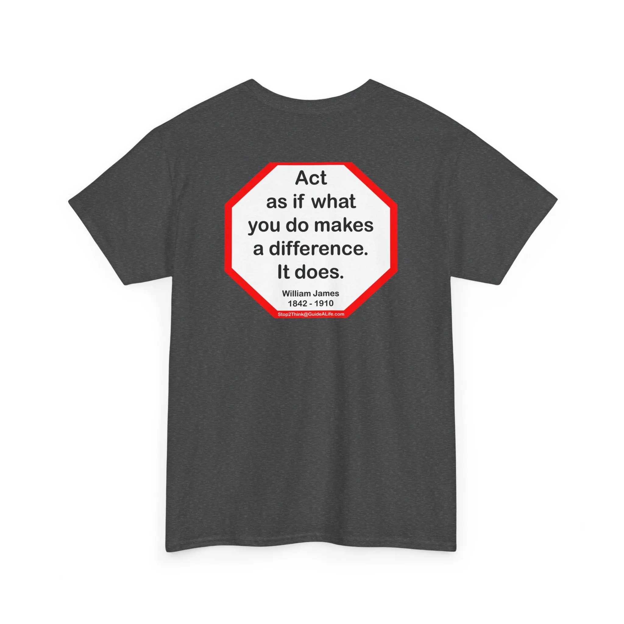 S2T- Act as if what you do makes a difference. It does.  -  William James  1842 - 1910 - blkshrt