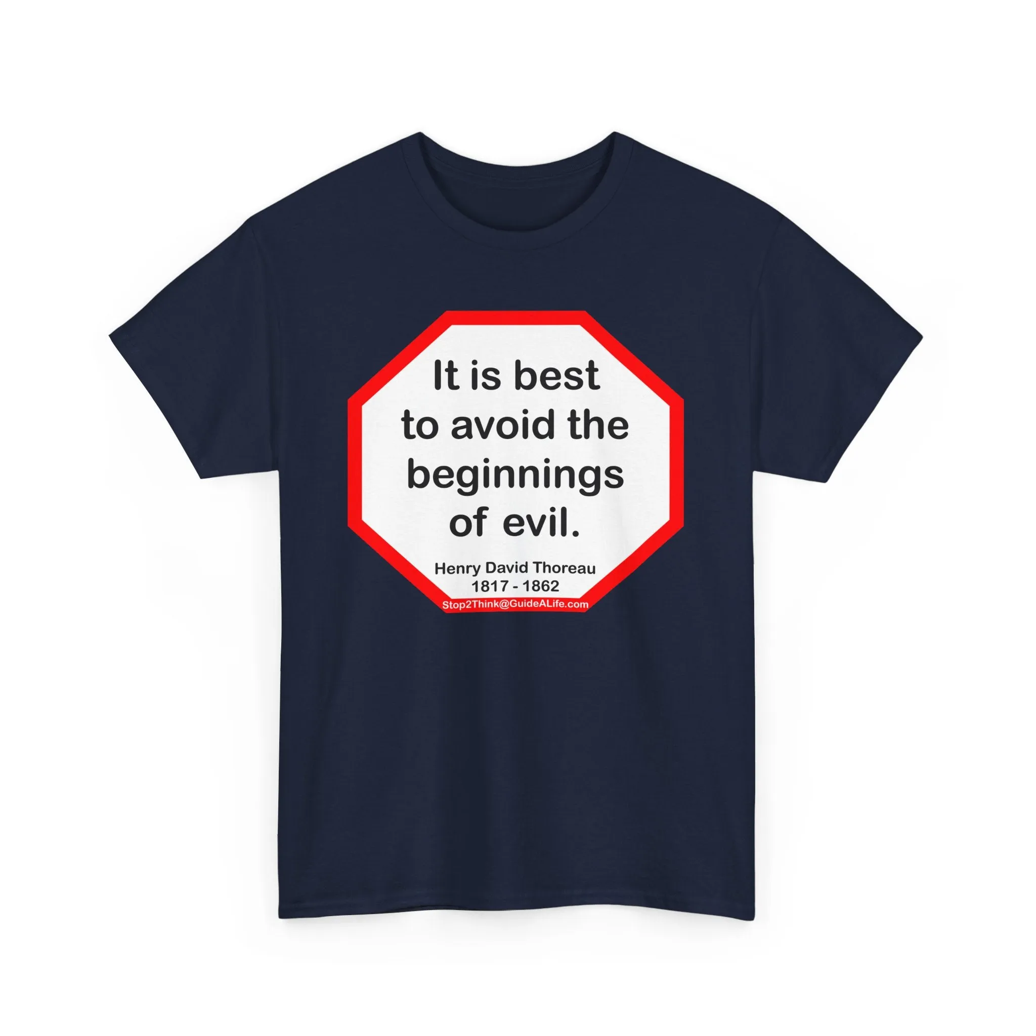 s2t- It is best to avoid the beginnings of evil.  -  Henry David Thoreau  1817 - 1862