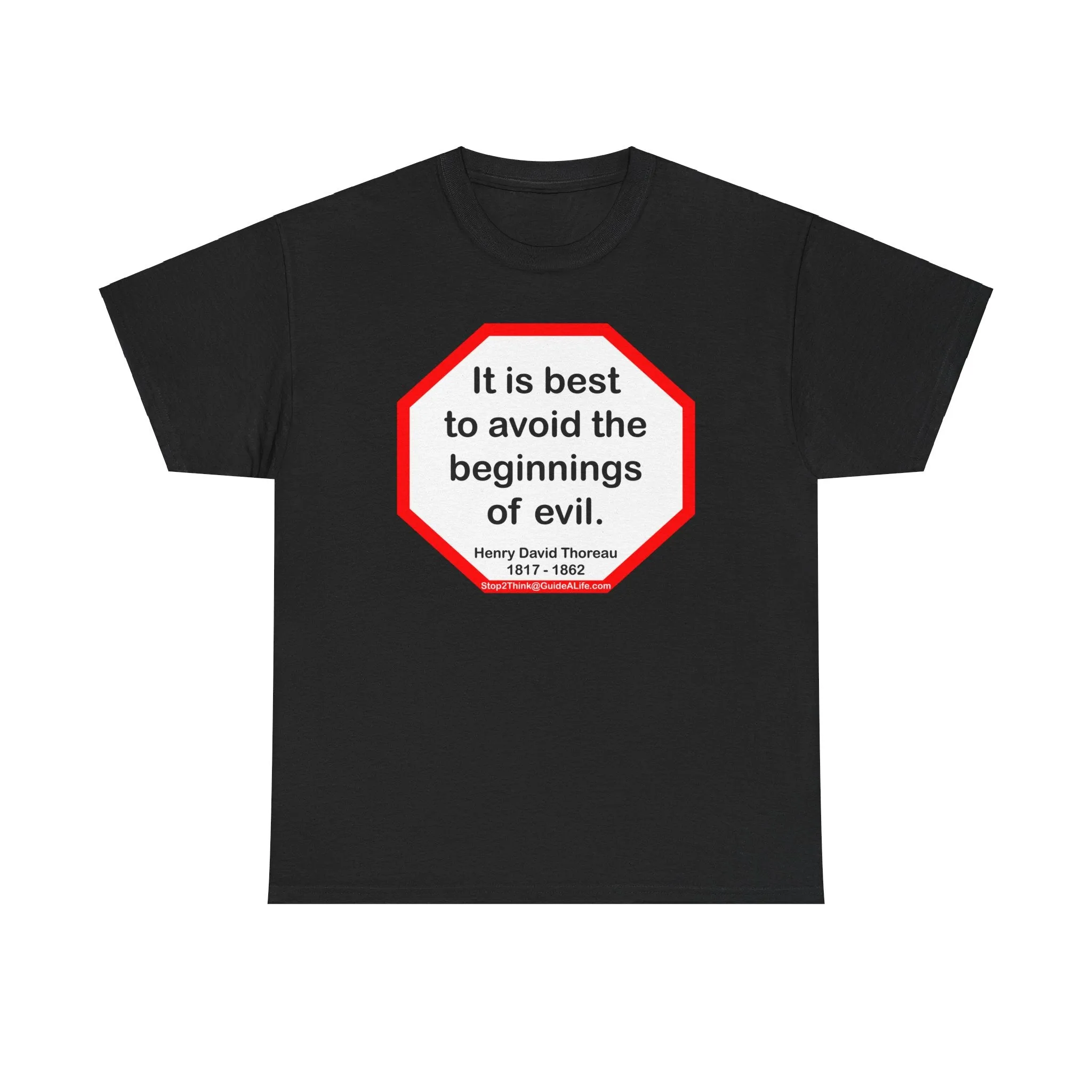 s2t- It is best to avoid the beginnings of evil.  -  Henry David Thoreau  1817 - 1862