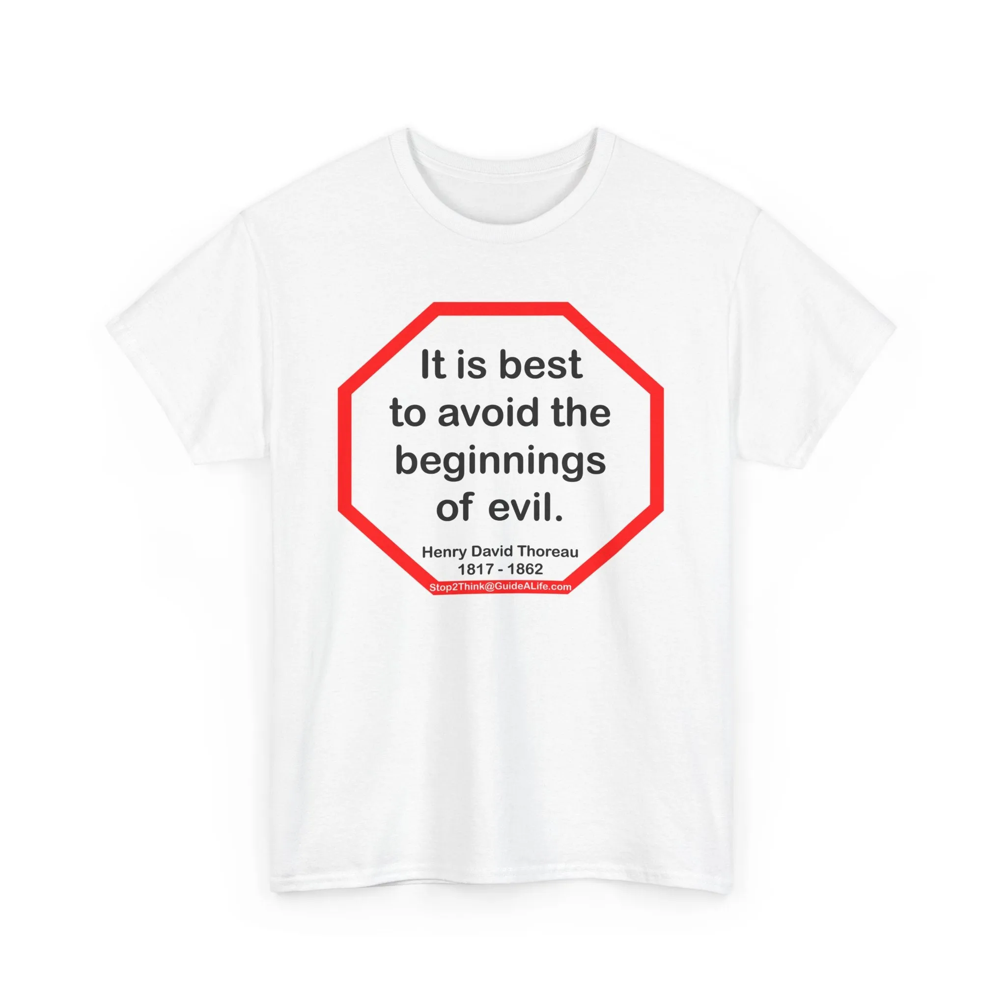 s2t- It is best to avoid the beginnings of evil.  -  Henry David Thoreau  1817 - 1862