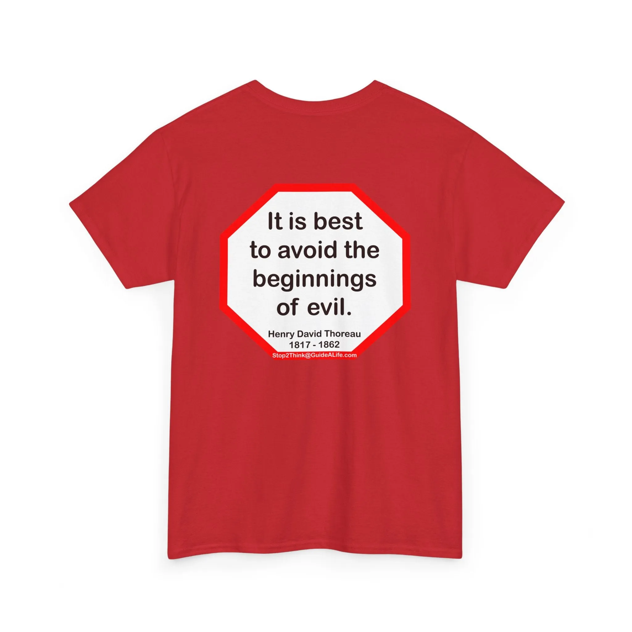s2t- It is best to avoid the beginnings of evil.  -  Henry David Thoreau  1817 - 1862